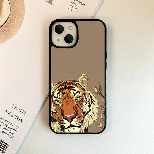 Fury Wild Aura Tiger Printed Protective Phone Case Back Cover