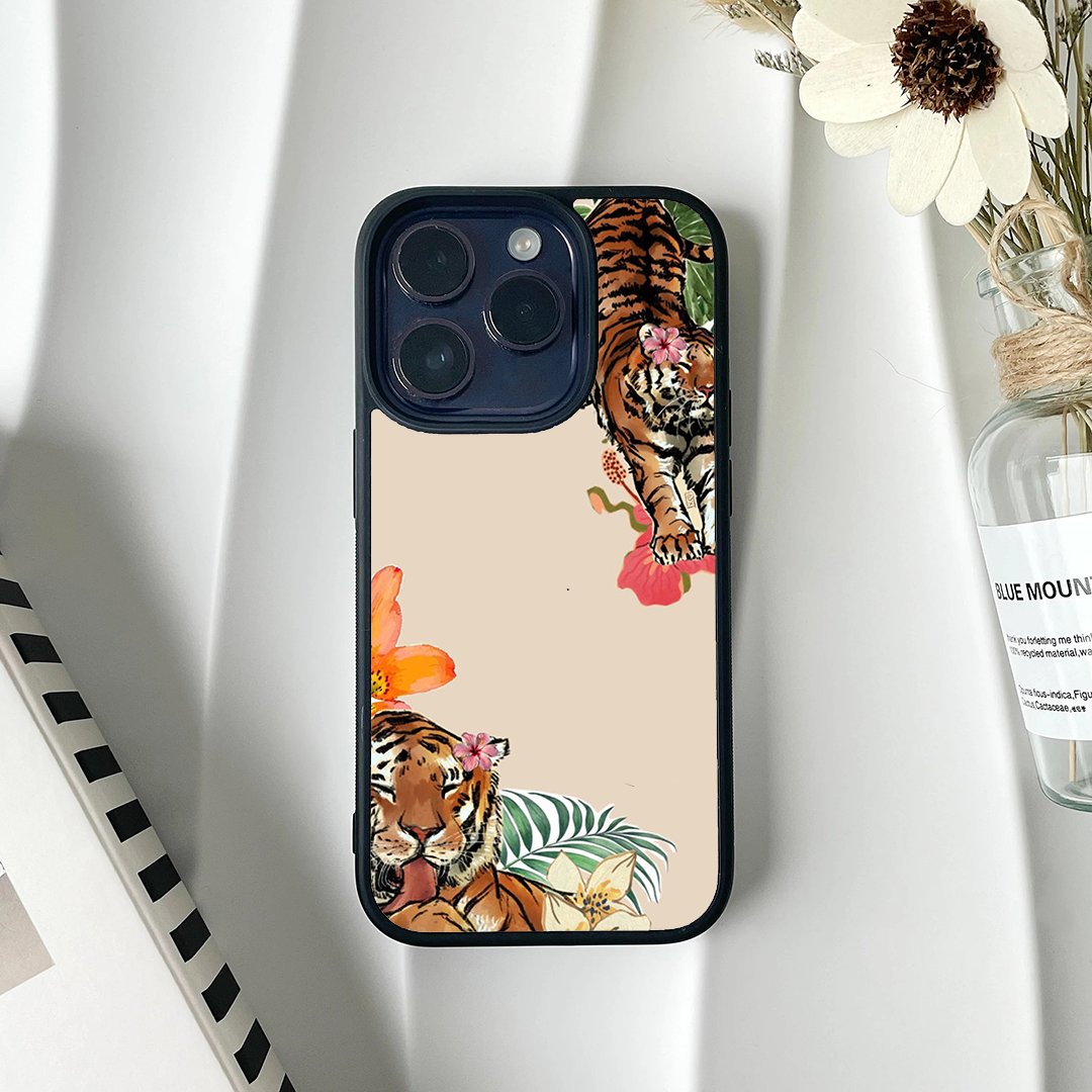 Ember Wild Aura Tiger Printed Protective Phone Case Back Cover