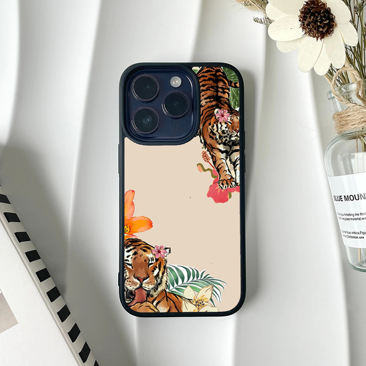 Ember Wild Aura Tiger Printed Protective Phone Case Back Cover
