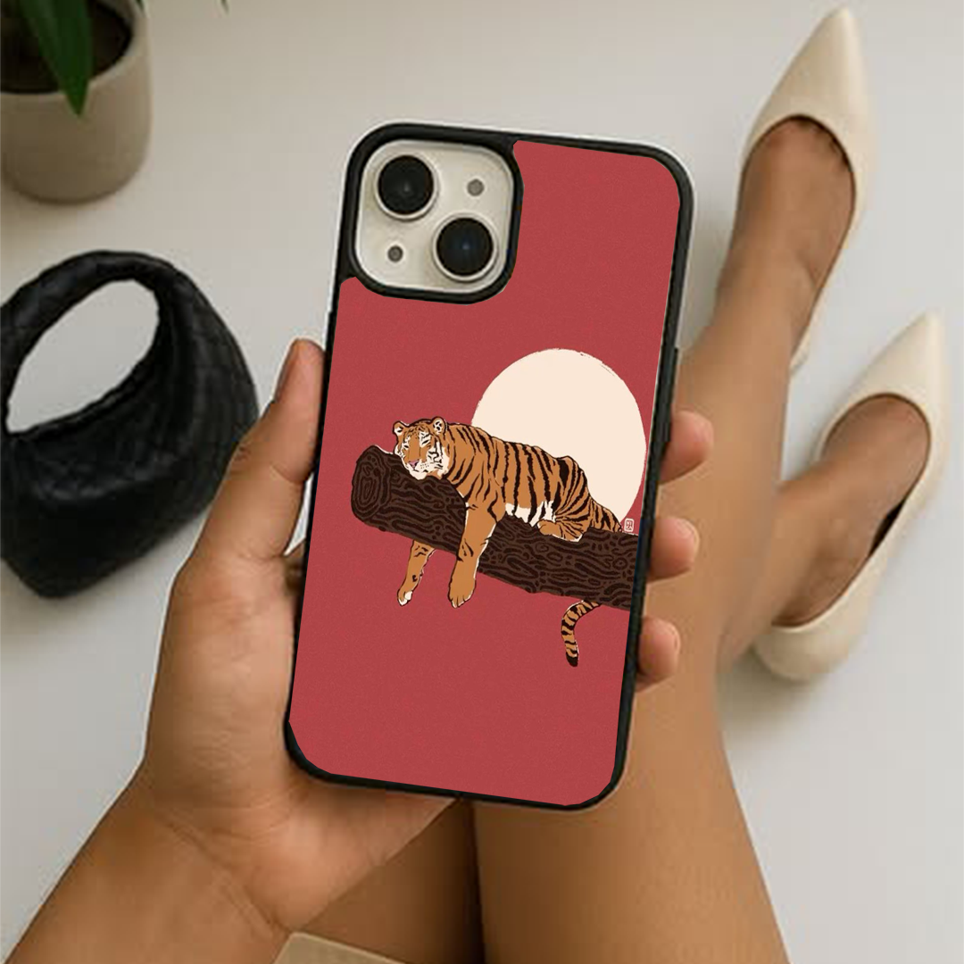 Mystic Wild Aura Tiger Printed Protective Phone Case Back Cover