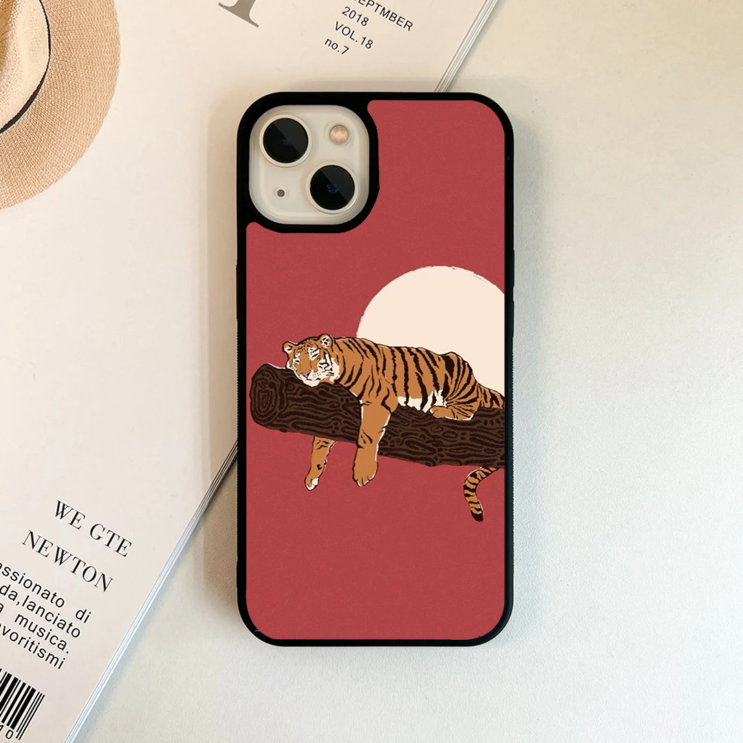 Mystic Wild Aura Tiger Printed Protective Phone Case Back Cover