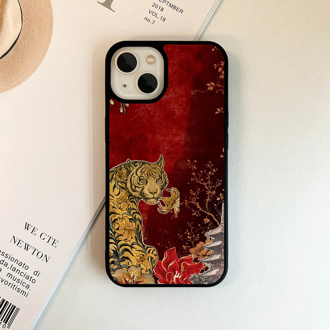 Savage Wild Aura Tiger Printed Protective Phone Case Back Cover