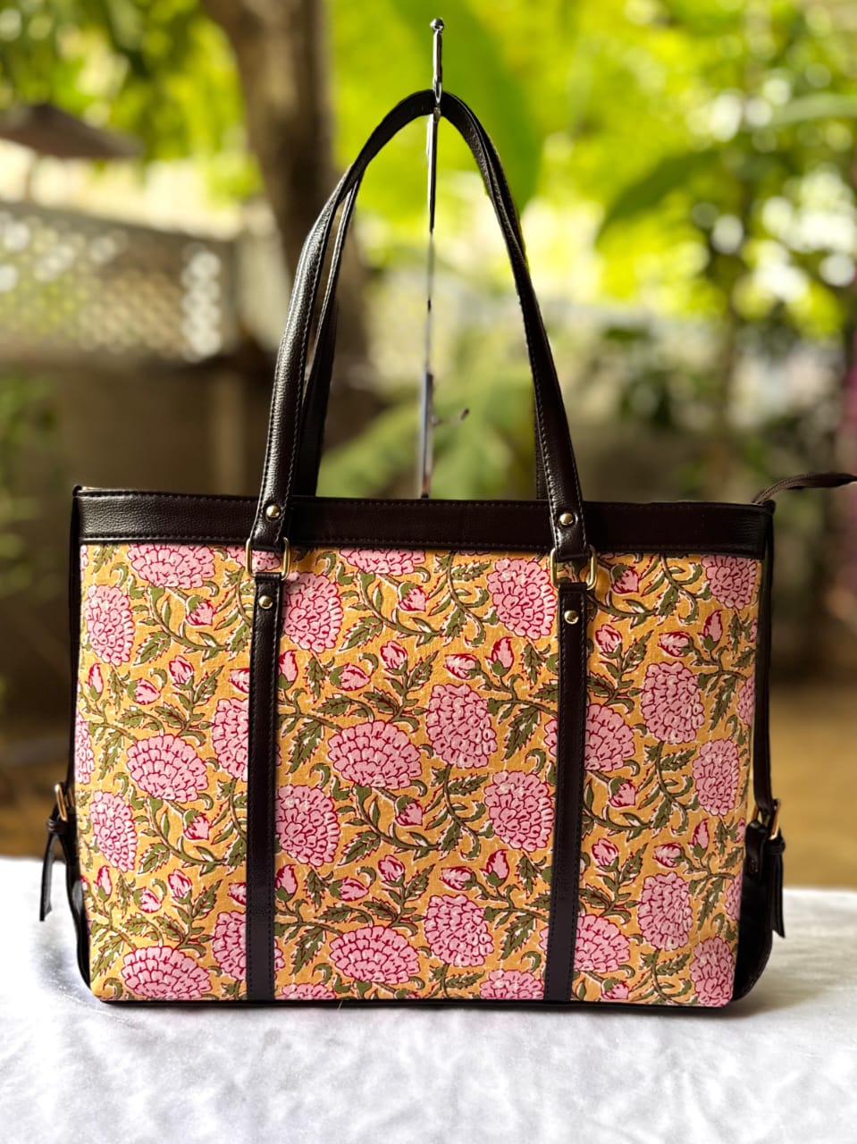 Sanganeri Hand Block Printed Hand Bag
