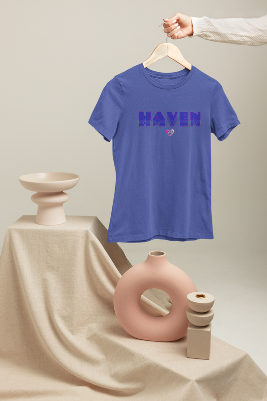 Haven Printed Royal Blue Unisex T-Shirt