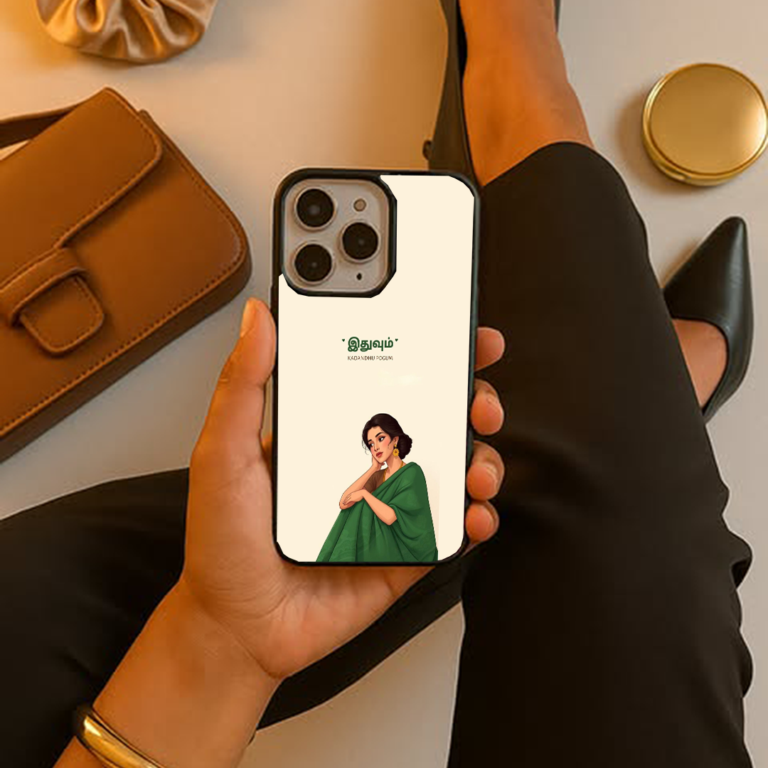Tamil Girl Aesthetic Glass case