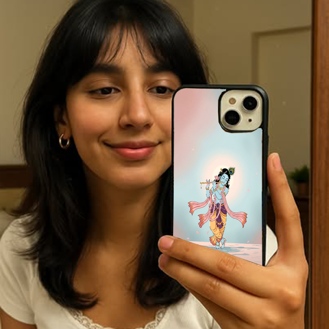 Flute Of Divinity Art Glass case