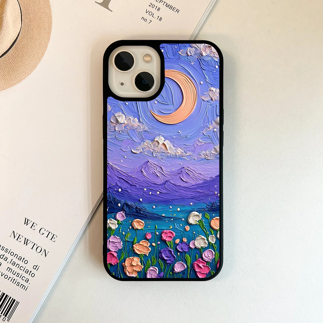 Moonlit Garden Art Glass case