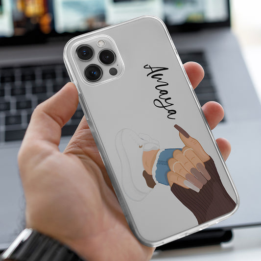 Nice Nails Transparent Silicone case