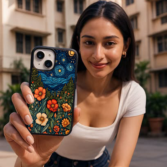 Whimsical Nature Printed Phone Cover