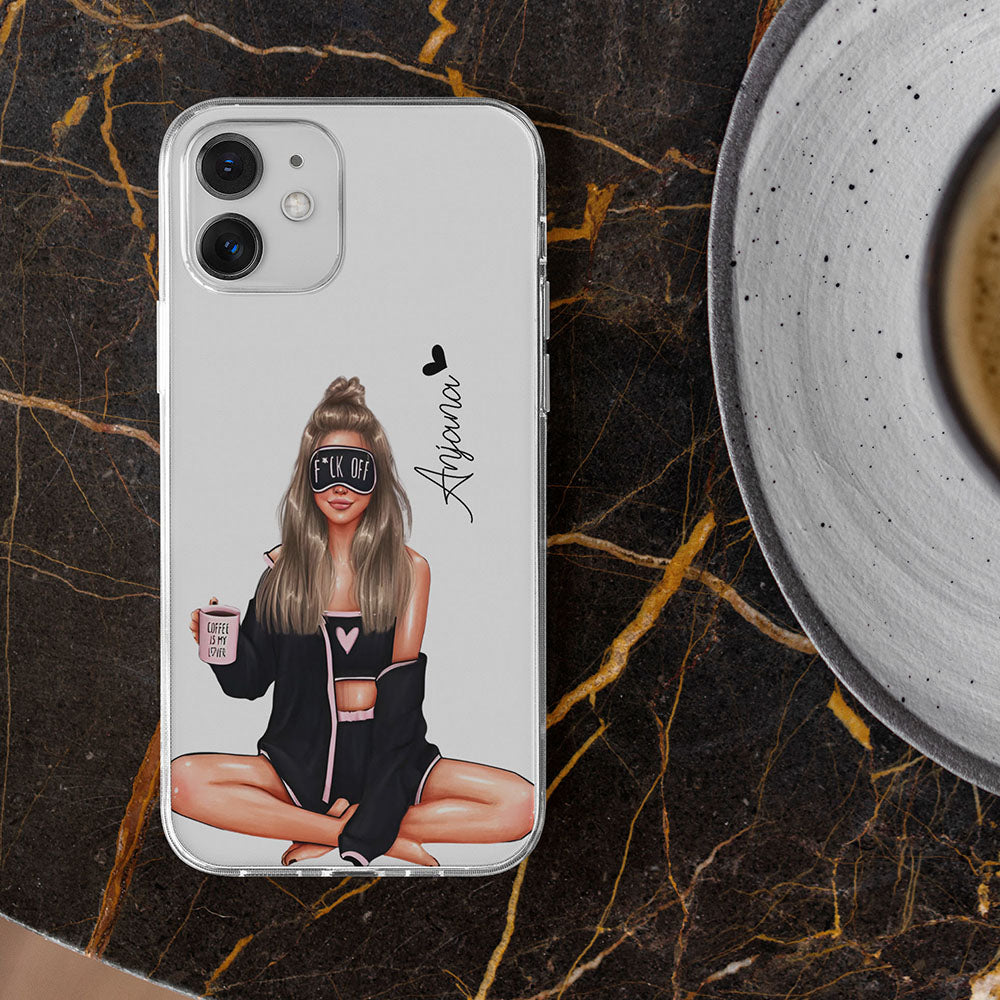 Coffee is My Lover Transparent Silicone case