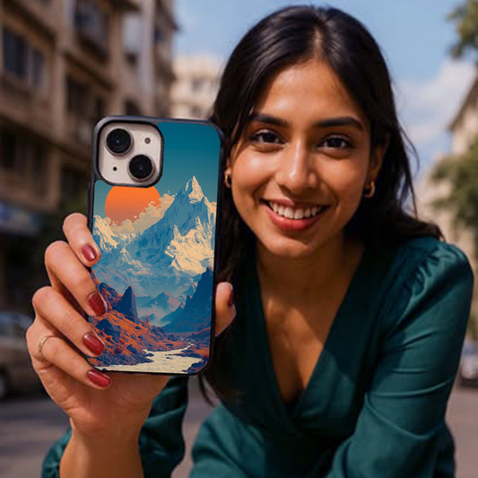 Artsy Sun Rise Printed Phone Cover