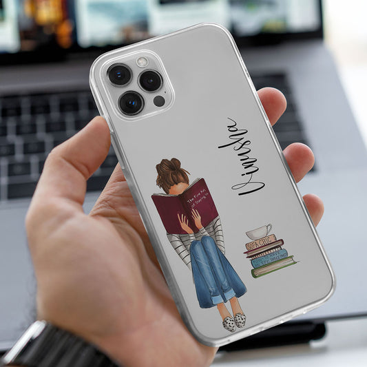 Transparent Silicone case with Book Love