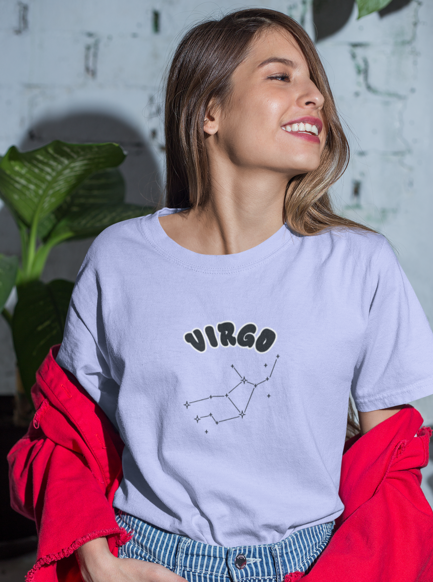 Virgo Printed Lavender Unisex T-Shirt