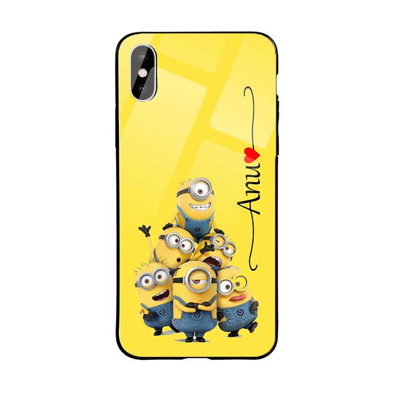 Glass Case With Minion Wave Name