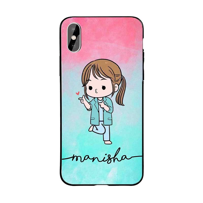 Green Red Cute Girl Name Protective Case