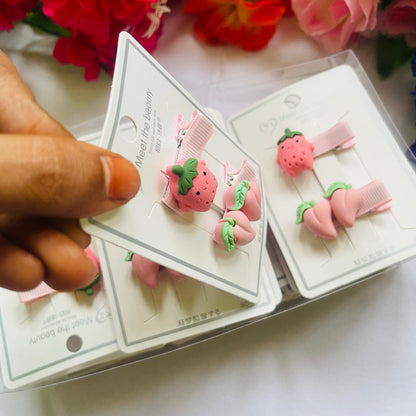 Pinky Fruity Alligator Clips