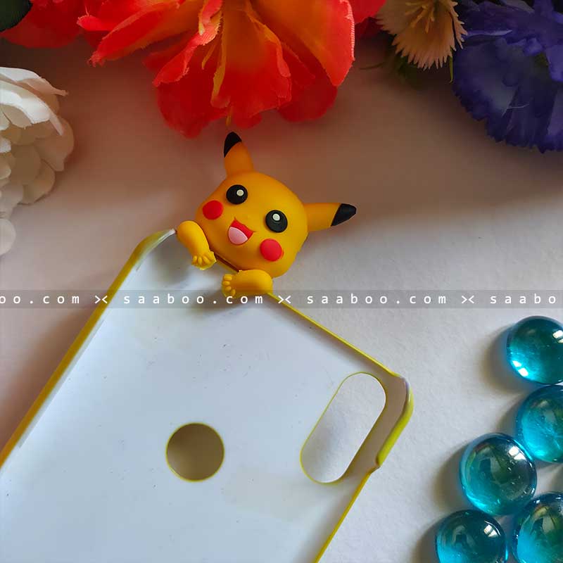 Pikachu Toy Face Name Case
