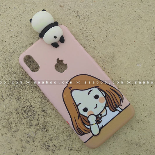 Toy Case - saaboo - Panda Toy and Love Girl Name