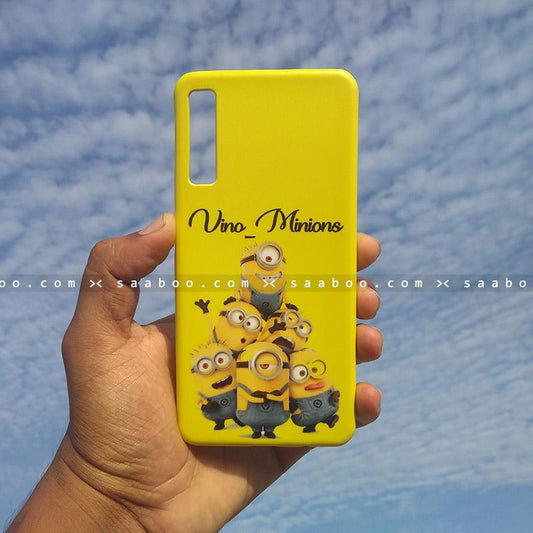 Case - saaboo - Mobile Case with Yellow Minions and Name Print