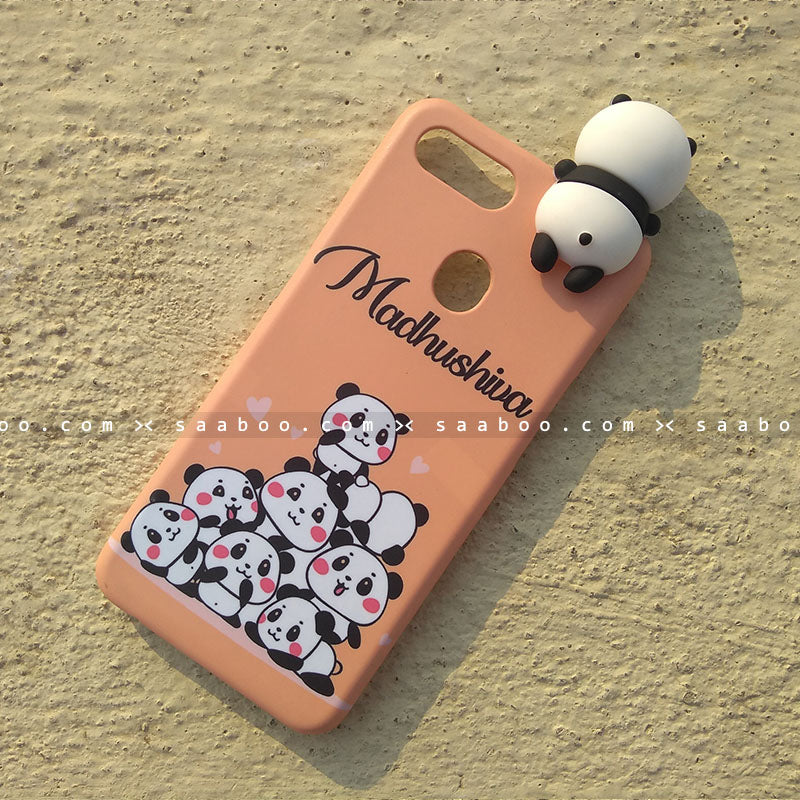 Toy Case - saaboo - Panda Toy and Peachy Orange Pandas Case