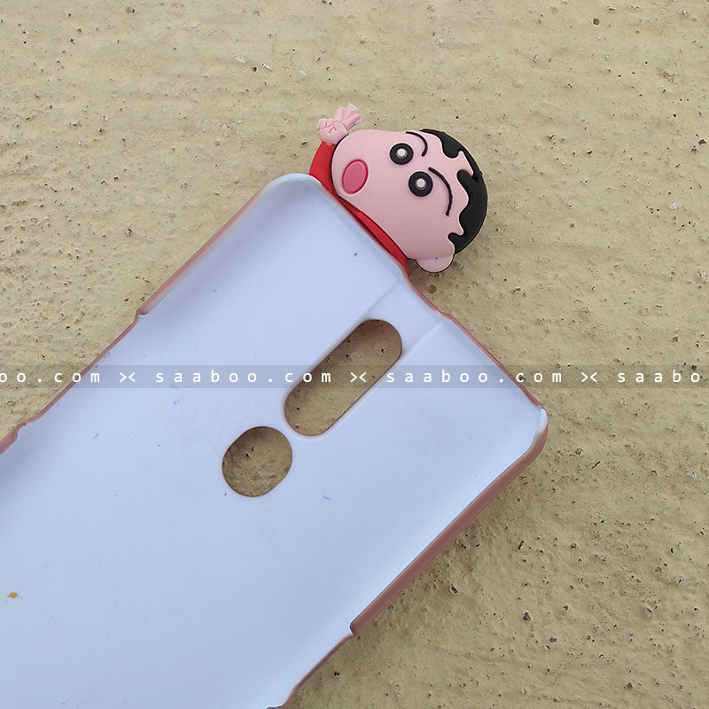 Toy Case - saaboo - Shinchan Toy and Brown Name Case