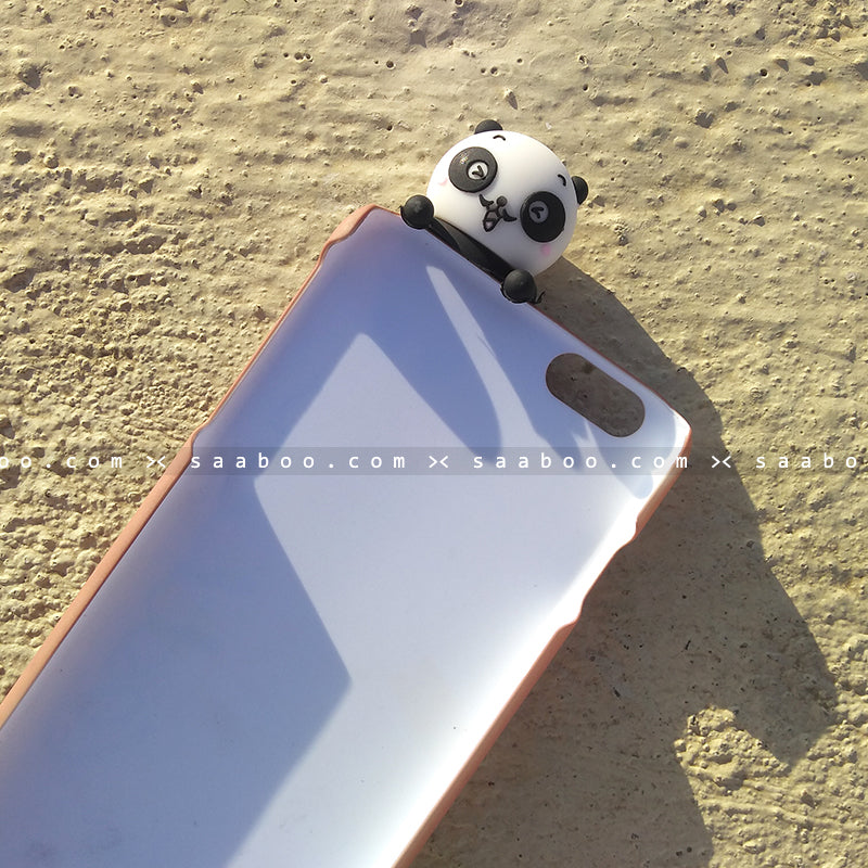 Toy Case - saaboo - Panda Toy and Brown Case with Name