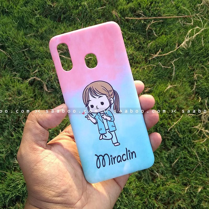 Case - saaboo - Mobile Case with Doctor Girl and Cute Name Print