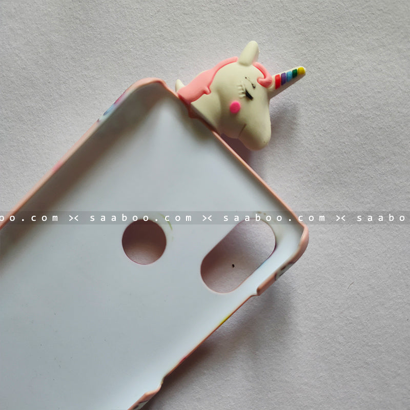 Toy Case - saaboo - Unicorn Toy With Peach Case