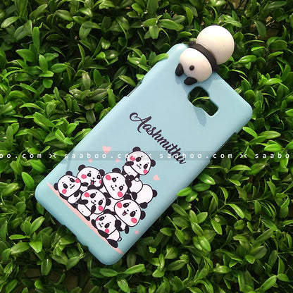 Toy Case - saaboo - Panda Toy and Sky Blue Pandas Name