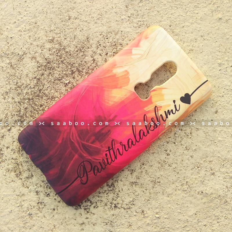 Case - saaboo - Mobile Case with Color Holi and Wave Name Print