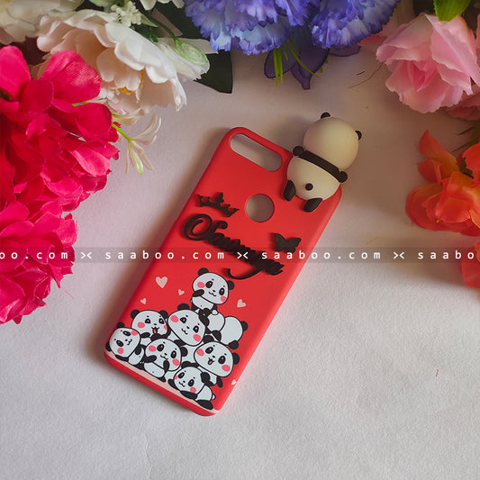 Toy Case - saaboo - Panda Toy and 4D Name Pandas Red Case