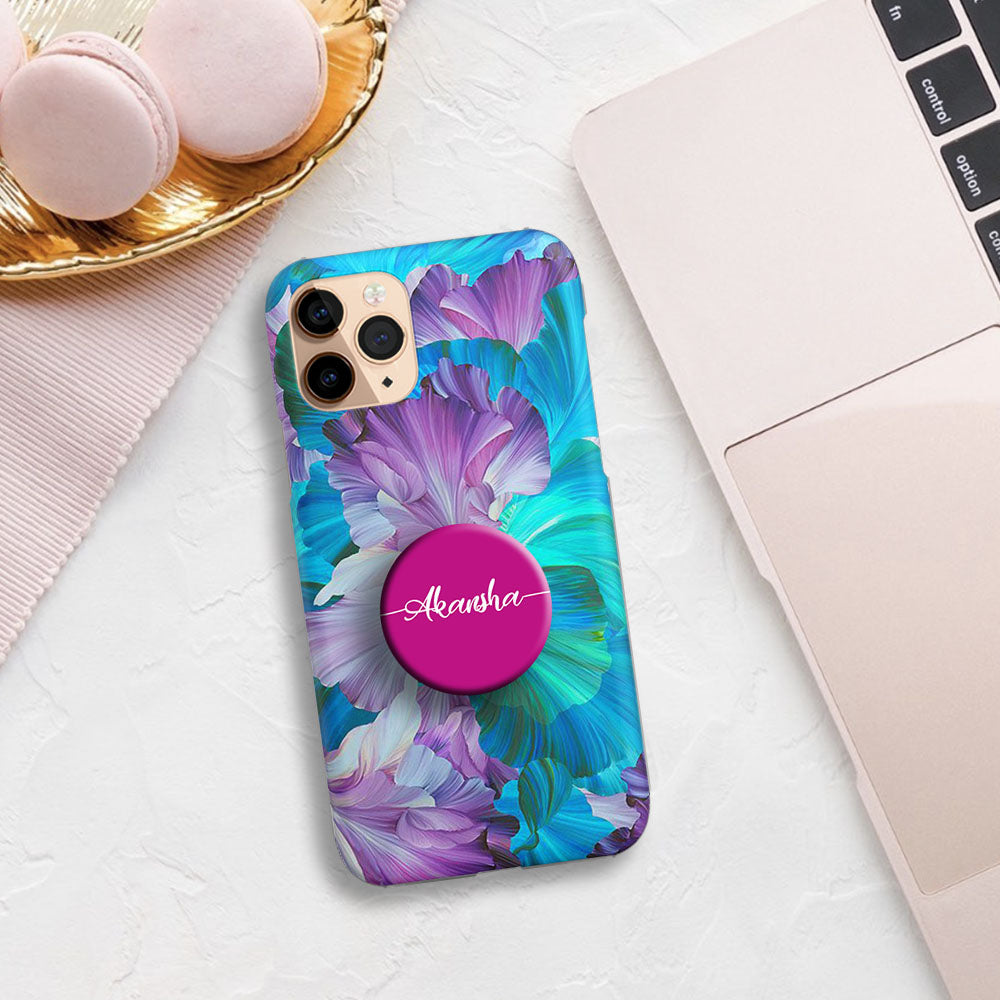 Gripper Case With Lavender flowers