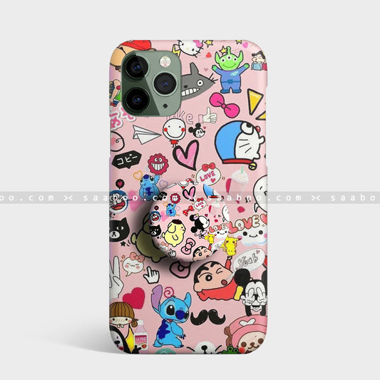 Gripper Case With Cartoon Love Pattern