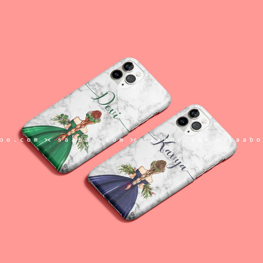 Cute Floral Girls Name Cases