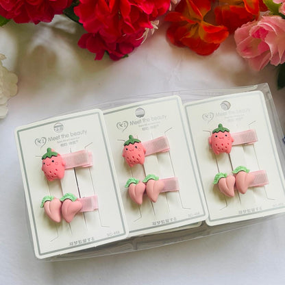 Pinky Fruity Alligator Clips