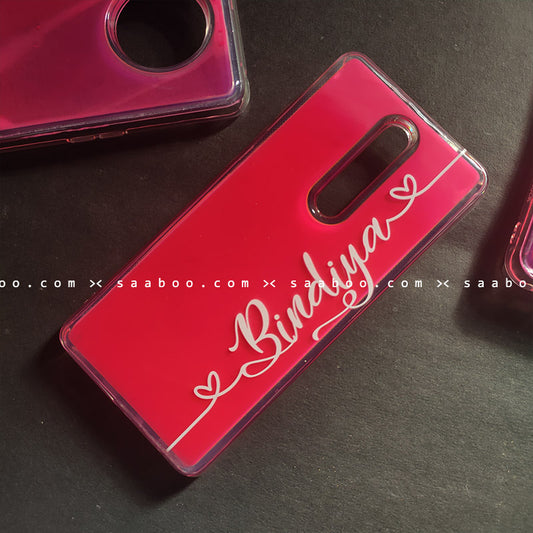 Pink Neon Sand Glow Case