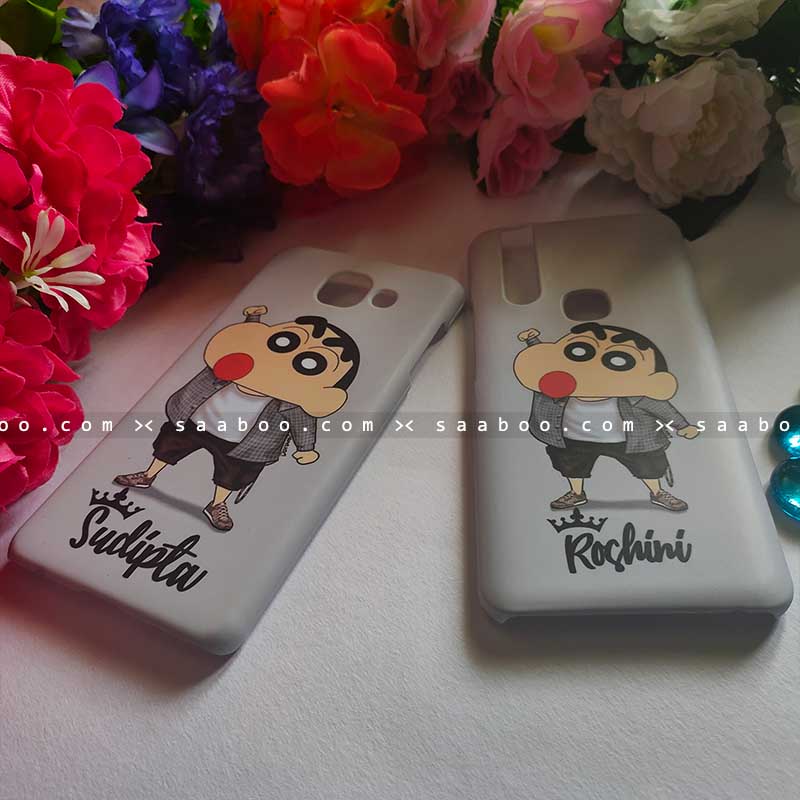 Shinchan with Name Cases for BFF Goals and Couple Goals