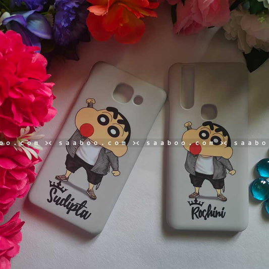 Shinchan with Name Cases for BFF Goals and Couple Goals