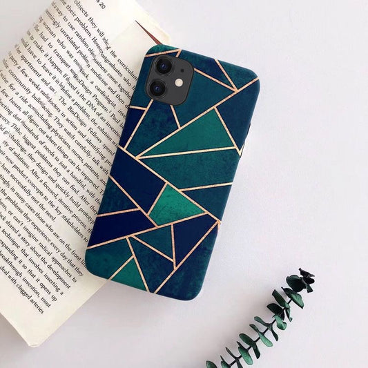 Peacock Stripes Printed Case