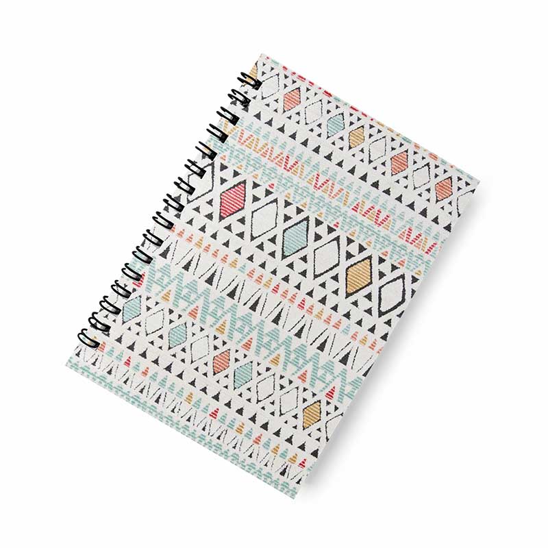 Minimal Mandala A5 Spiral Notebook