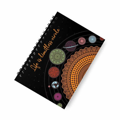 Life is Limitless Circle A5 Spiral Notebook