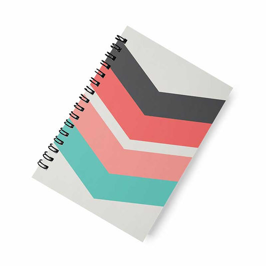 Arrow Stripes A5 Spiral Notebook