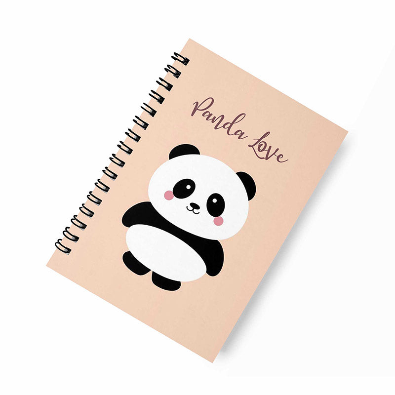 Panda Love A5 Spiral Notebook