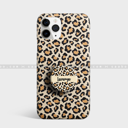 Leopard Gripper Case With Maize Color