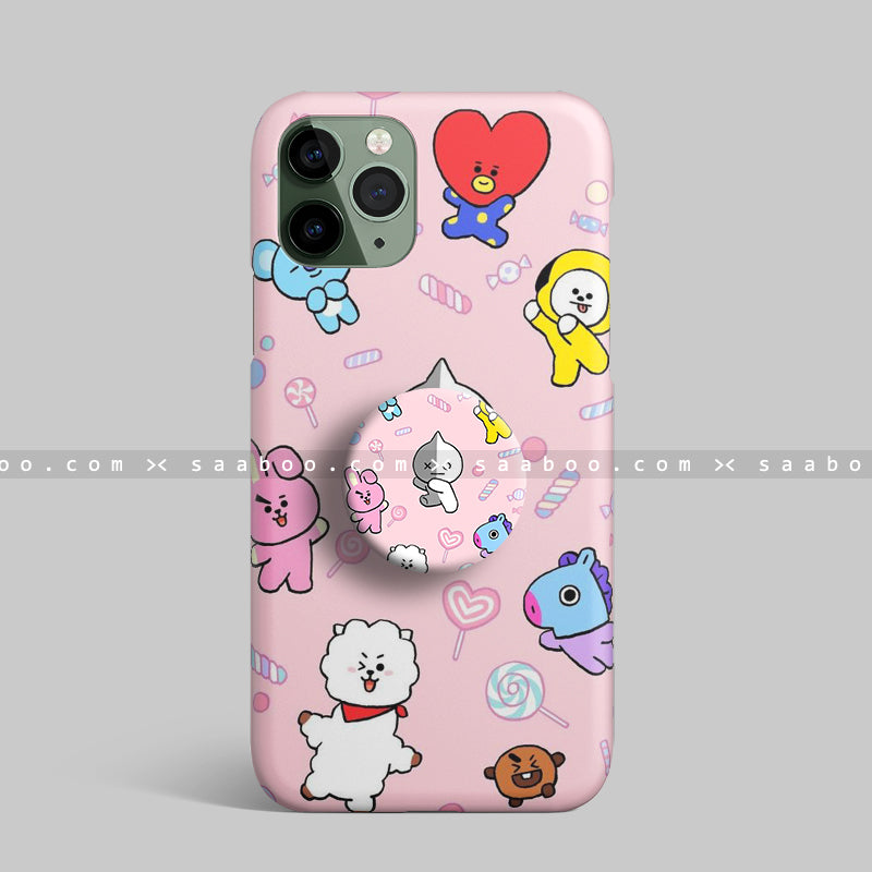 BTS BT21 Pink All Characters