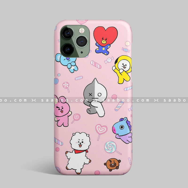 BTS BT21 Pink All Characters