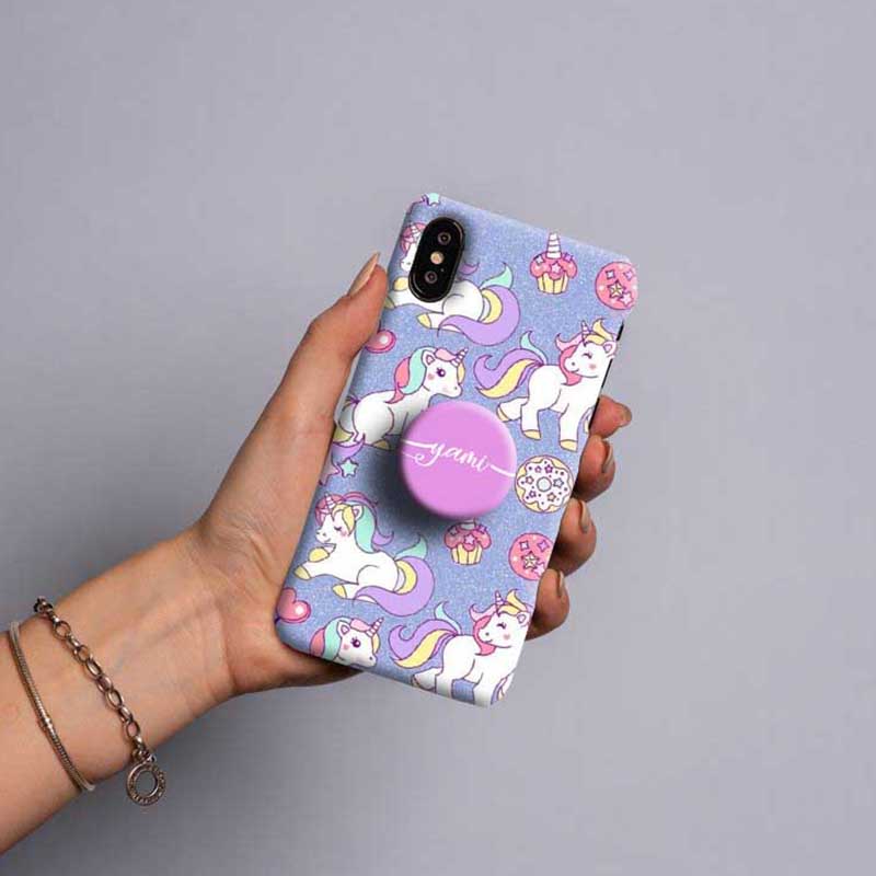 Gripper Case With Lavender Unicorn