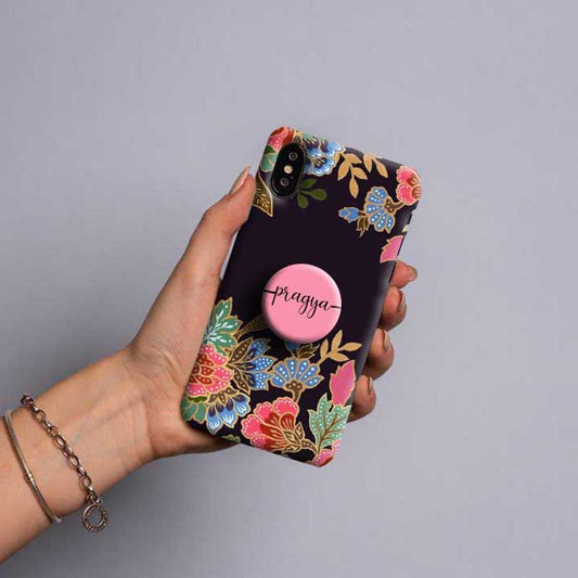 Gripper Case With colorful floral