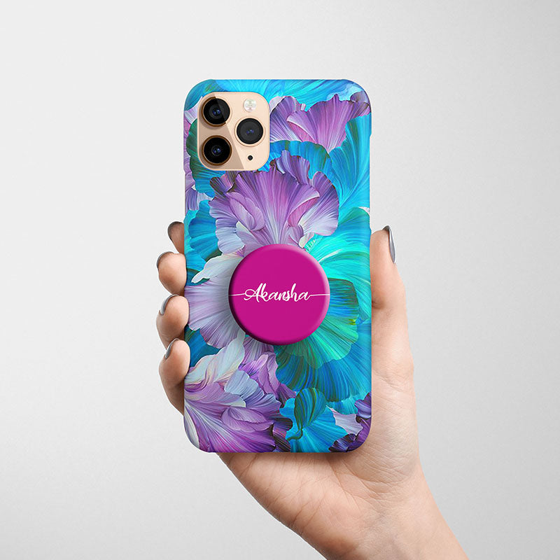 Gripper Case With Lavender flowers