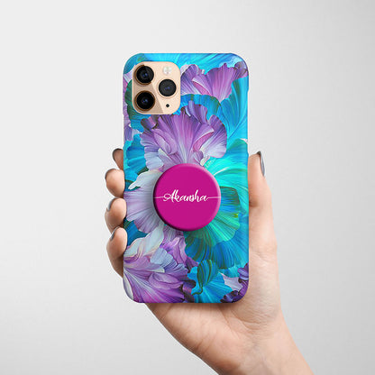 Gripper Case With Lavender flowers
